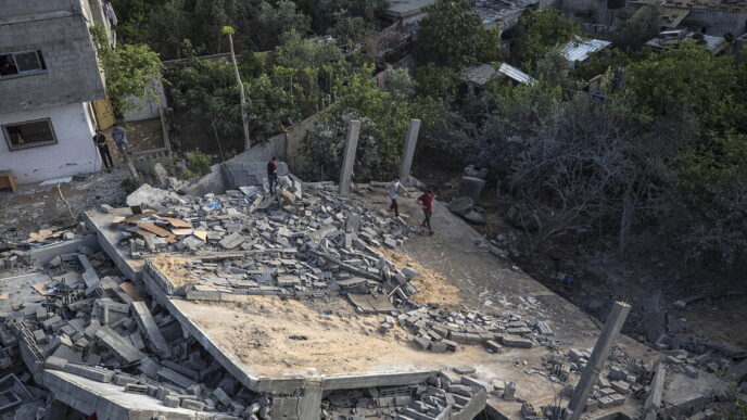 Attacco Aereo In Gaza3A Un Dron