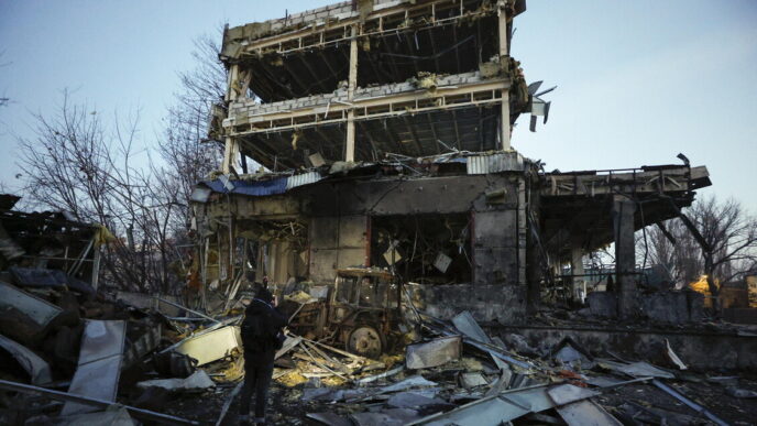 Attacco Aereo Notturno Su Kiev