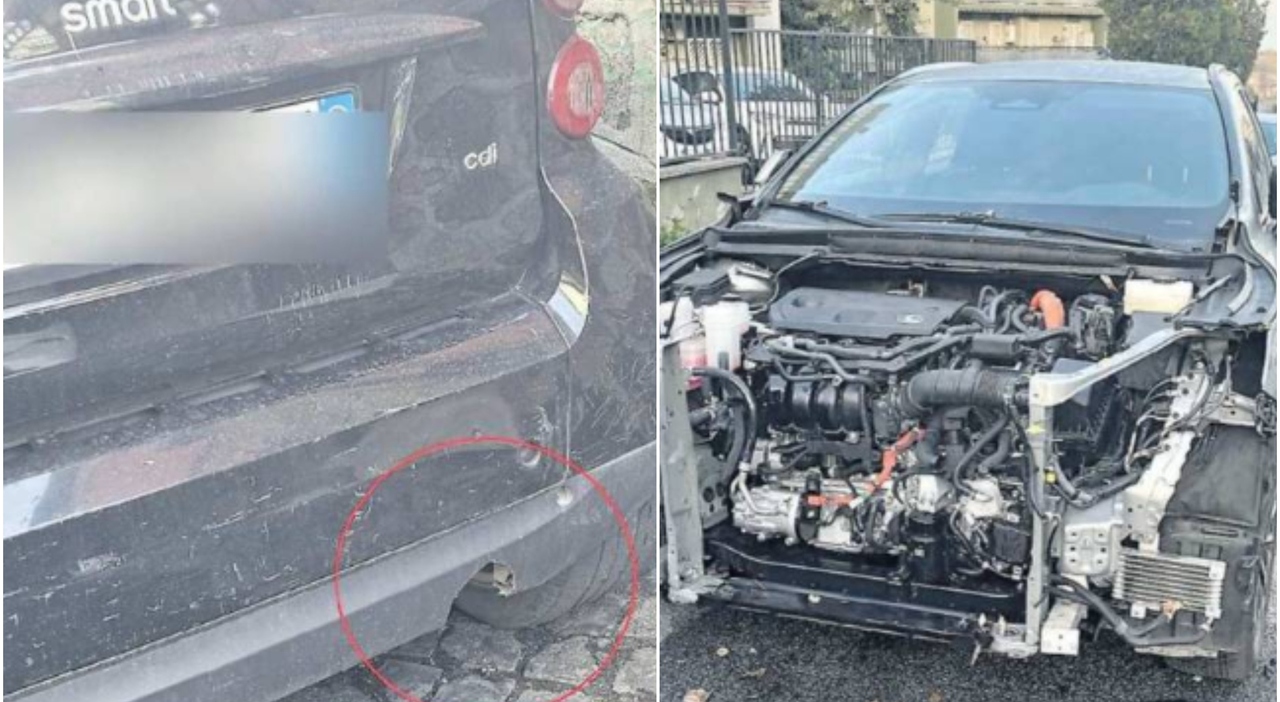 Auto Smontate In Strada3A Il Pr