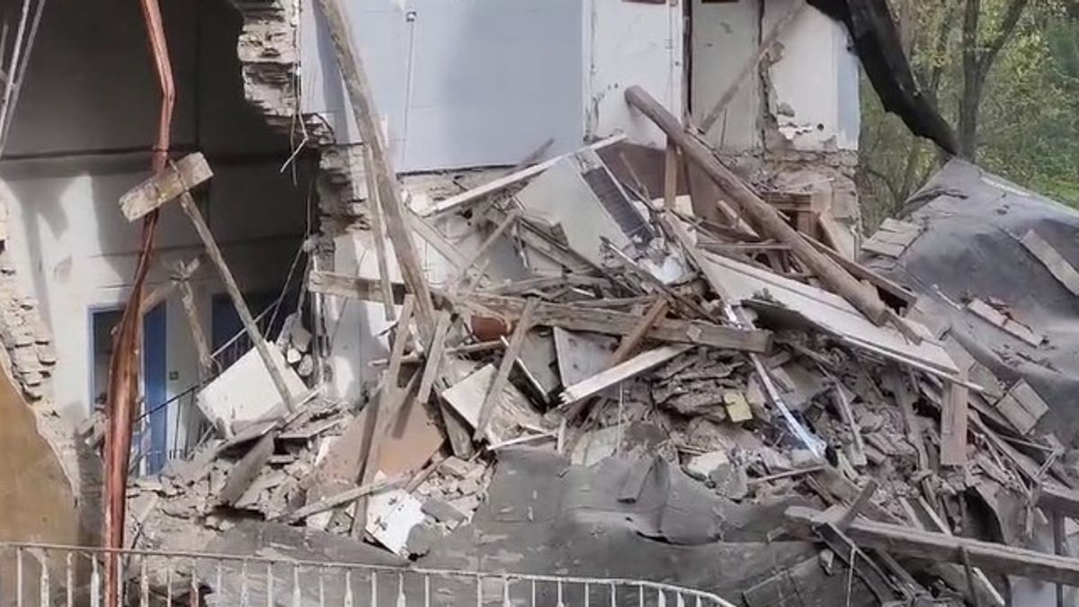 Crollo Di Una Palazzina A Roma