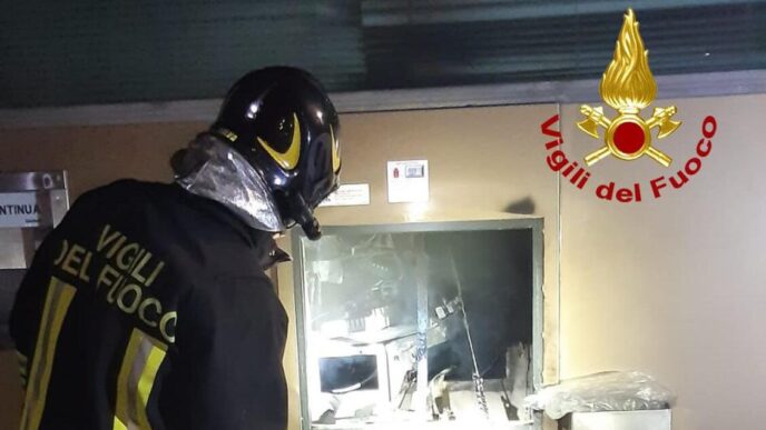 Esplosione Bancomat A Vicenza3A