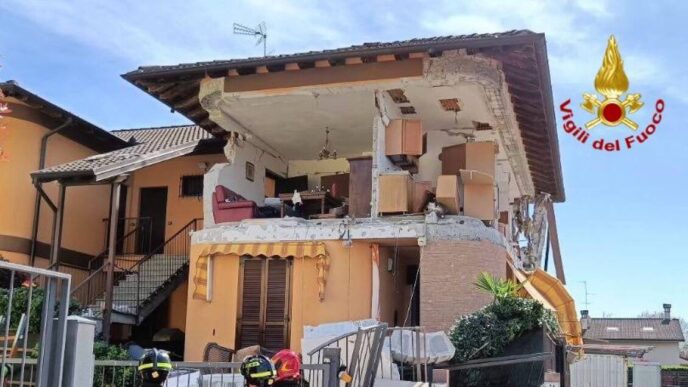 Esplosione In Una Palazzina A