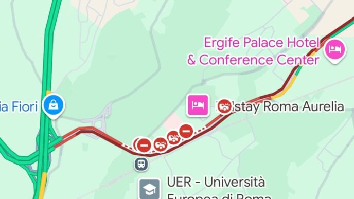 Forte Vento Provoca La Caduta