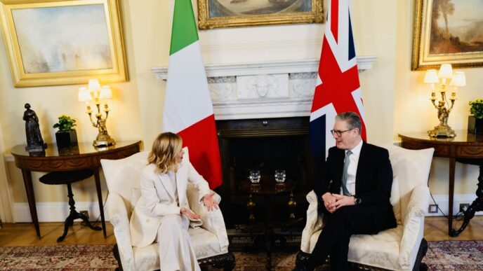 Giorgia Meloni A Londra3A Ribad