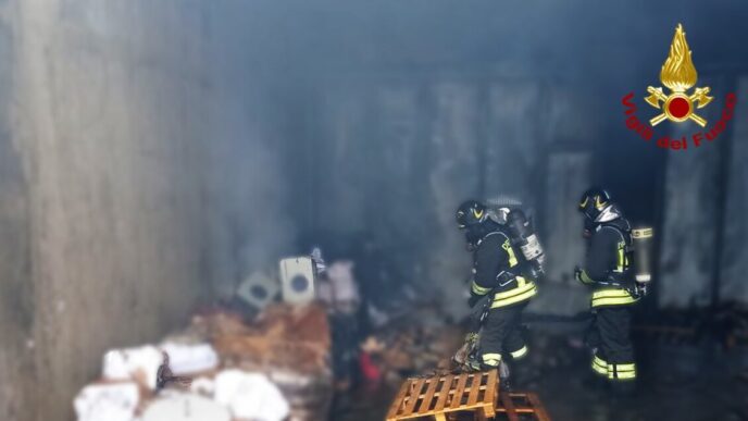 Incendio A Caerano San Marco3A