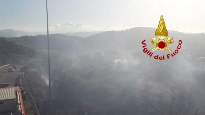 Incendio Boschivo A Falerna3A V