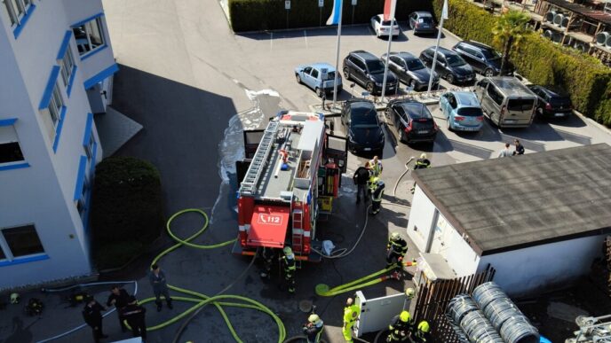 Incendio In Azienda A Termeno3A