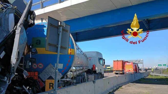 Incidente Stradale A Catena Su