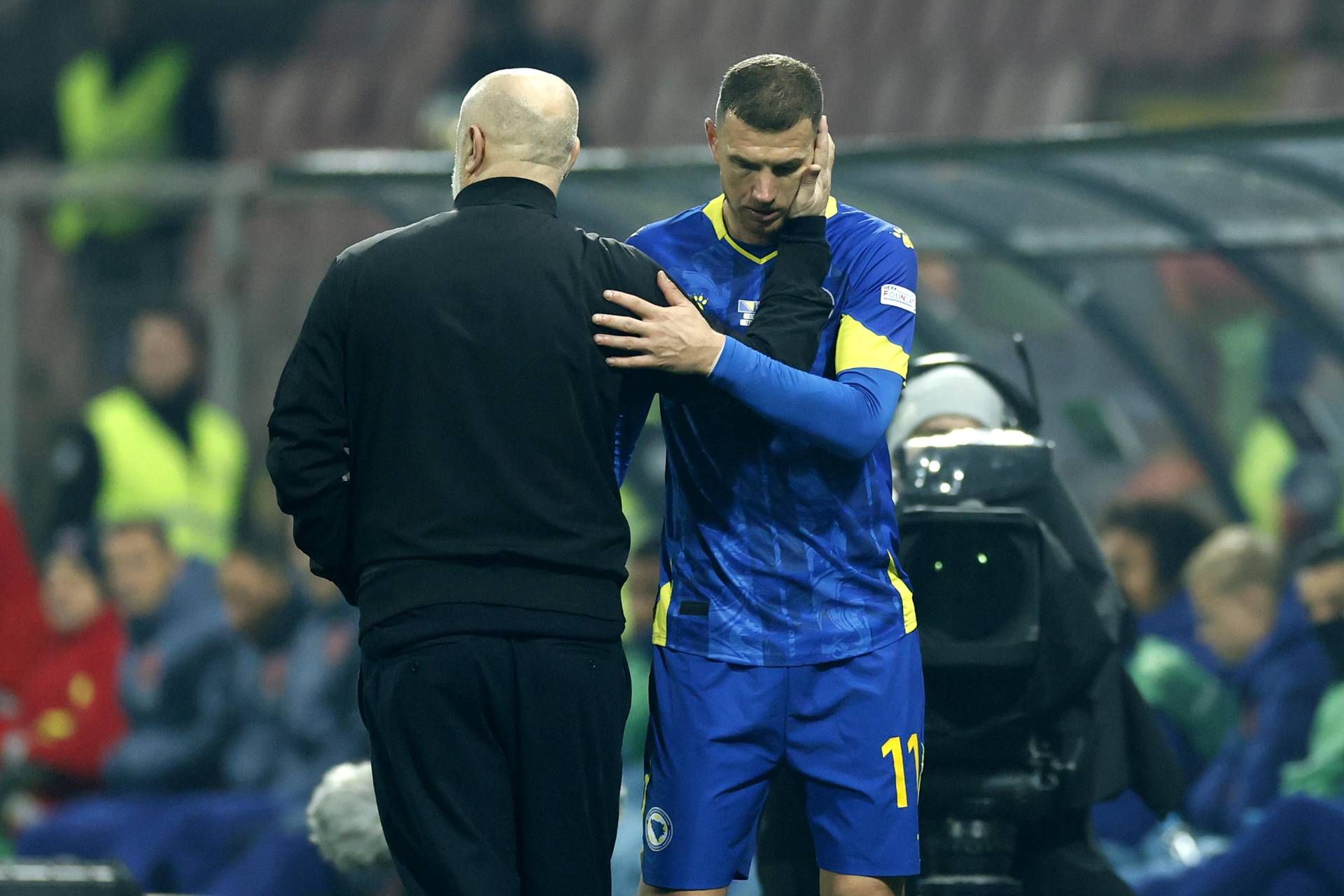Infortunio Per Edin Dzeko3A Un