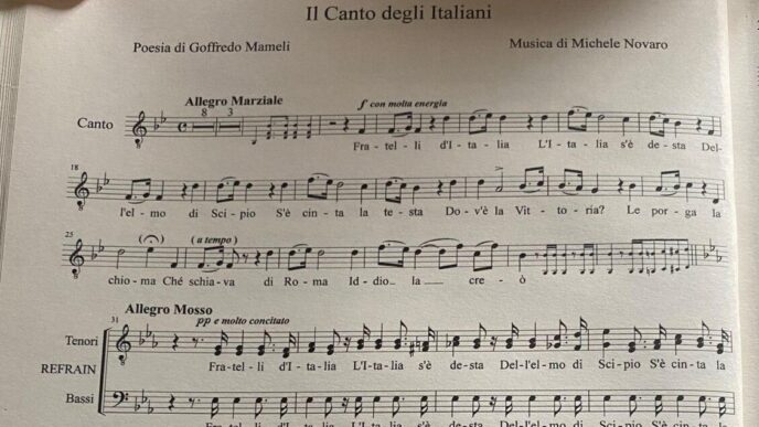 L27Inno Nazionale Italiano3A Sto