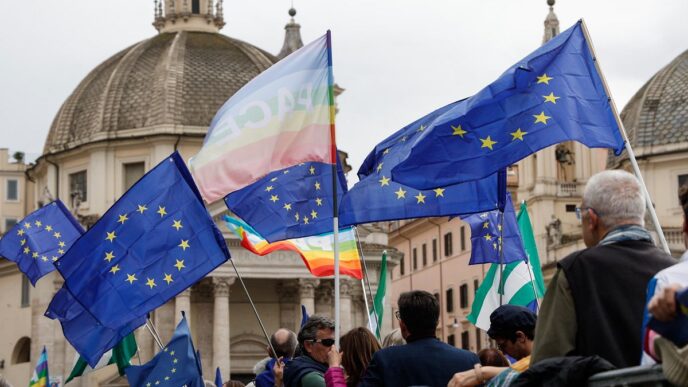 La Manifestazione Per La Democ