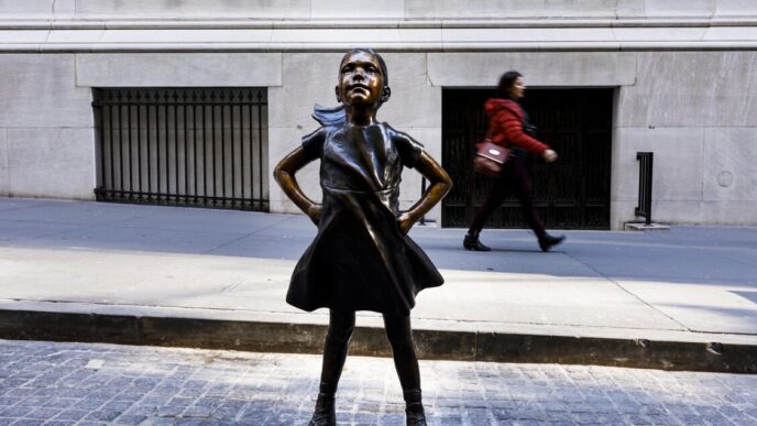 La Statua Fearless Girl A Risc
