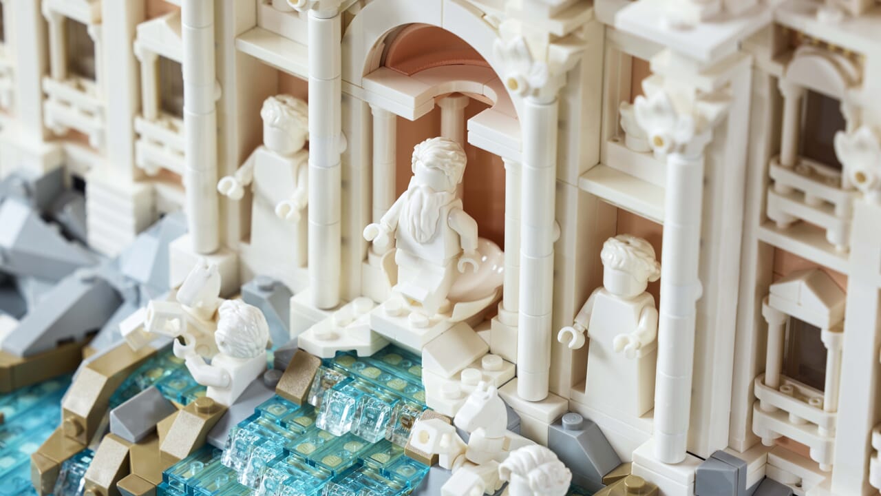 Lego Celebra La Fontana Di Tre