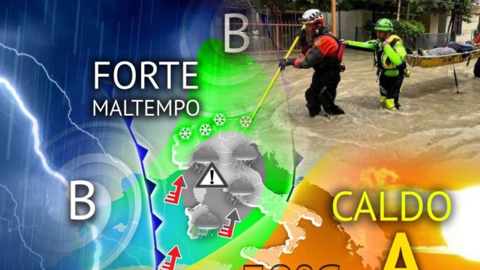 Maltempo Al Nord E Caldo Afric