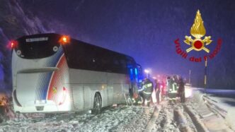Maltempo In Montagna3A Autobus
