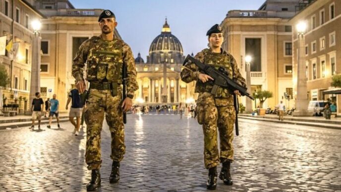 Militari In Strada3A La Sicurez