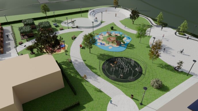 Nuovo Parco Urbano A Castelnuo