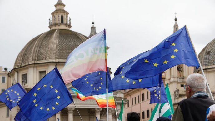 Piazza Del Popolo Di Roma3A Una
