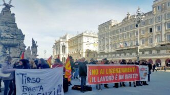 Protesta A Trieste Contro I Li