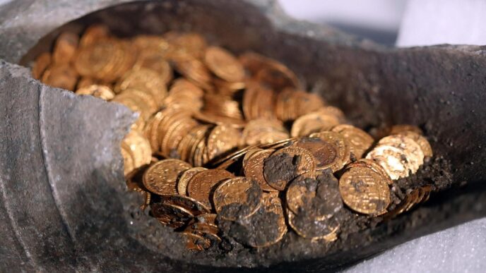 Ritrovamento Di Monete D27Oro A