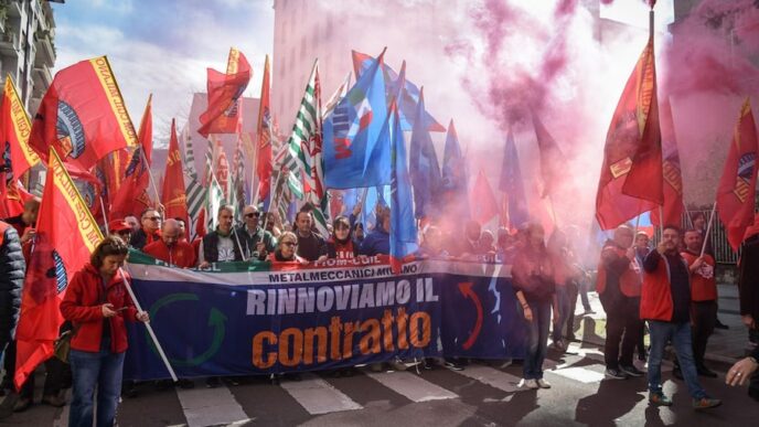 Sciopero Dei Metalmeccanici3A L