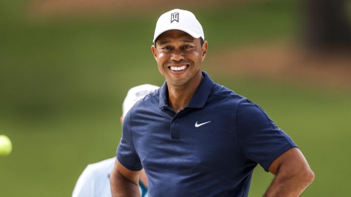 Tiger Woods E Vanessa Trump3A L