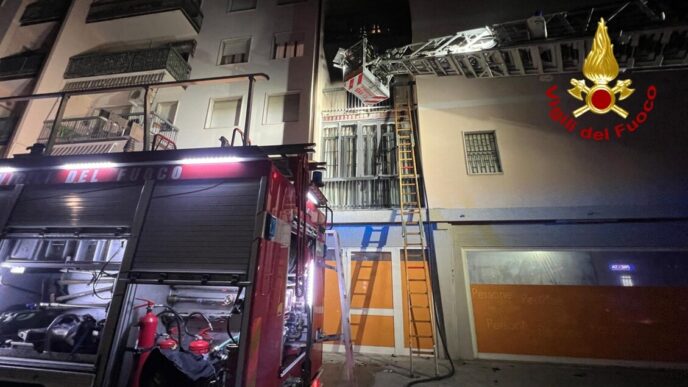 Tragico Incendio A Montecatini