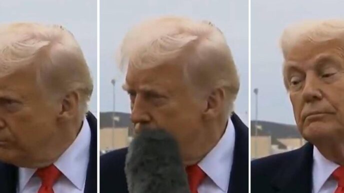 Trump Colpito Da Un Microfono