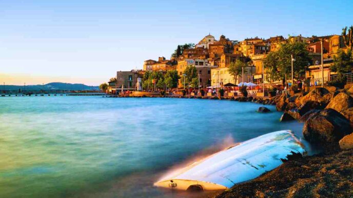 Il Bellissimo Borgo Di Anguillara Sabazia