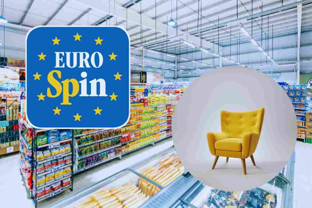 la poltrona in offerta all'eurospin