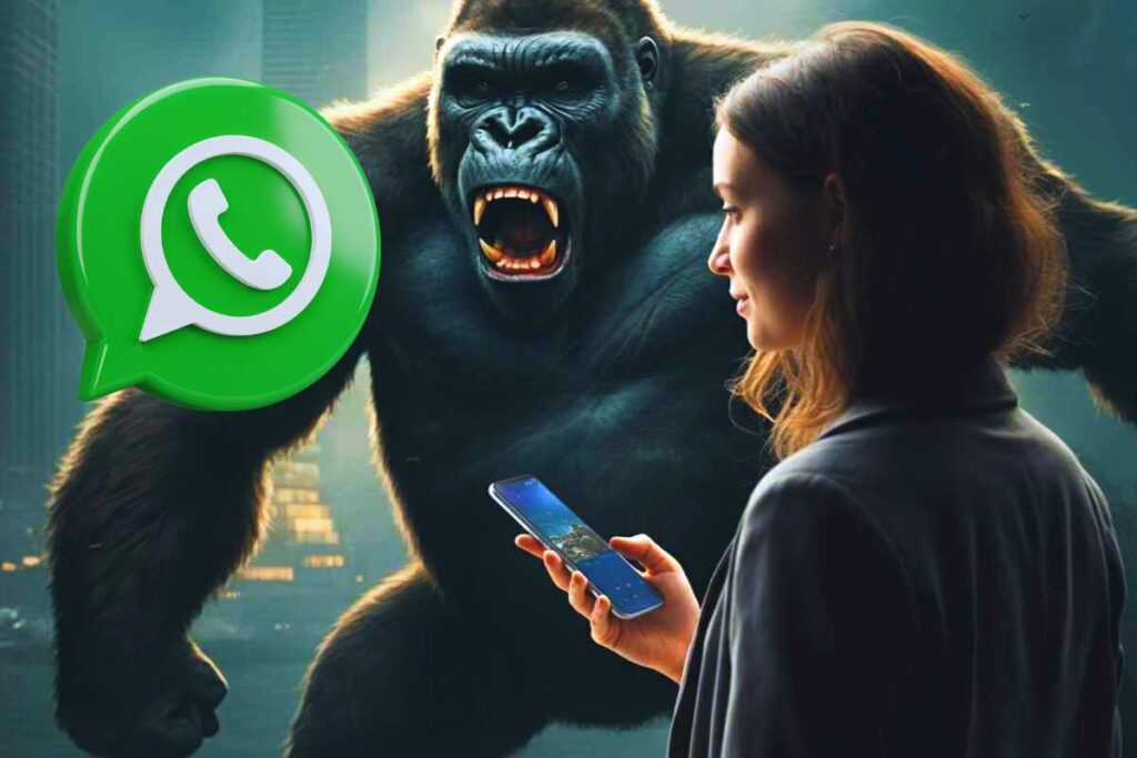 modalità king kong su whatsapp