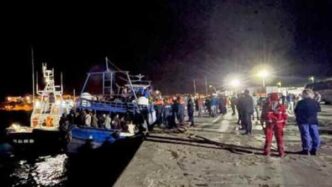 A Lampedusa Nuovi Sbarchi Di M