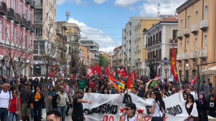 Corteo Antifascista A Cosenza