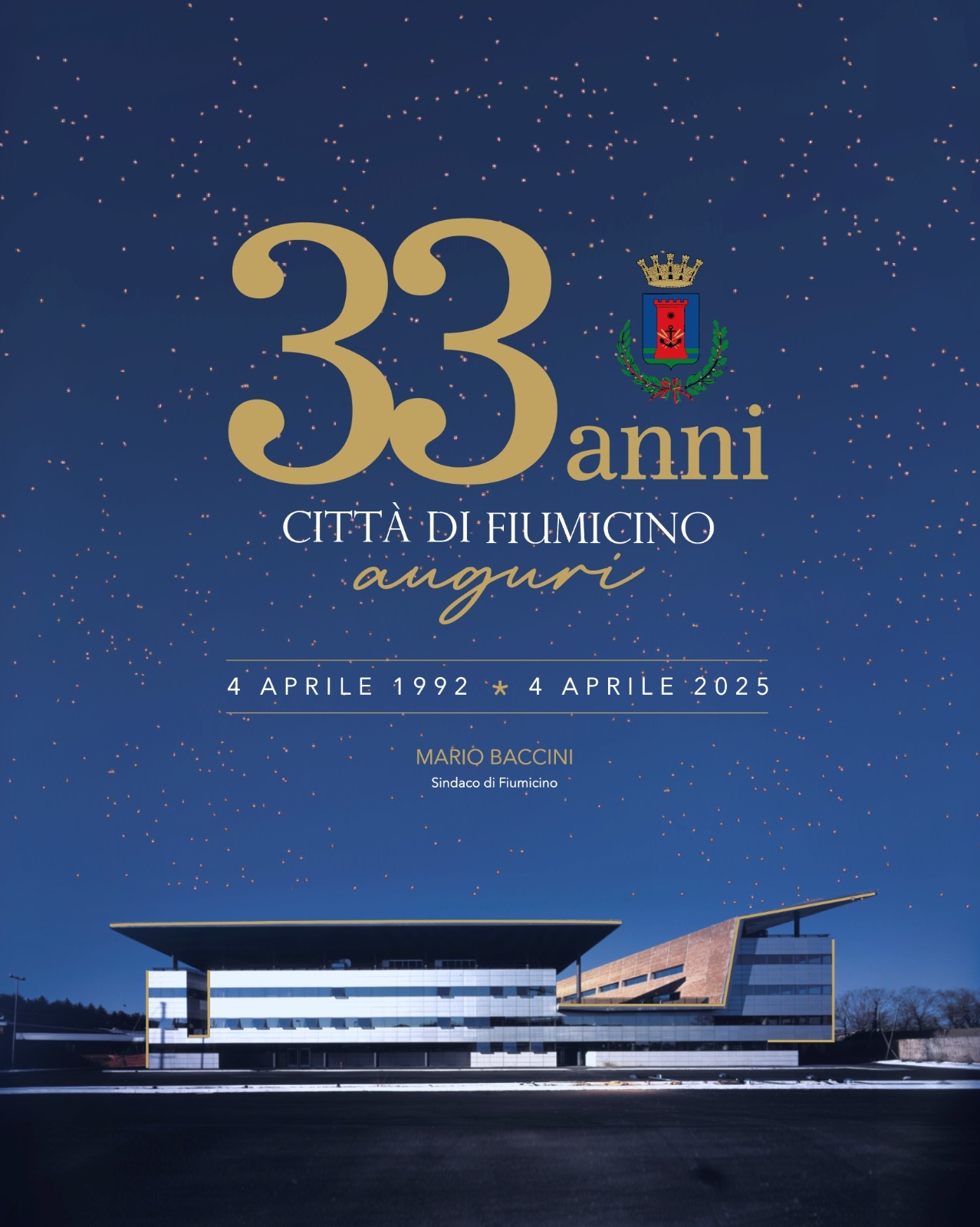 Fiumicino Celebra Il 33C2B0 Anniv