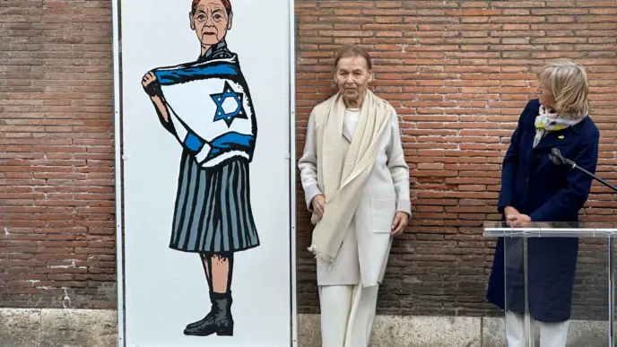 Il Murale Di Edith Bruck Trova