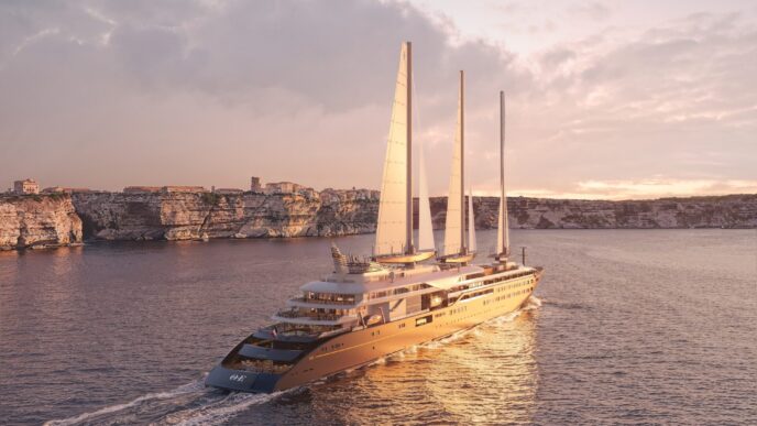 Il Primo Yacht A Vela Di Lusso