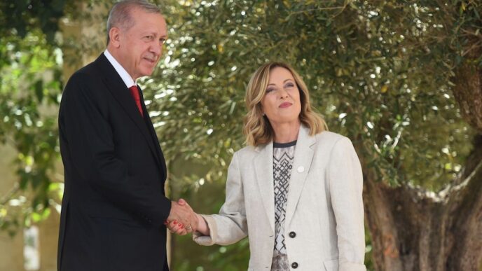 Il Vertice Tra Erdogan E Melon