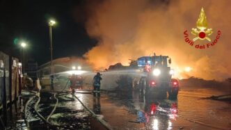 Incendio A Bicinicco3A Vigili D