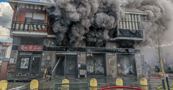 Incendio Devastante A Settimo