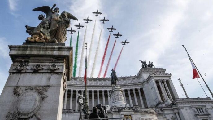 Italia Inizia Le Celebrazioni
