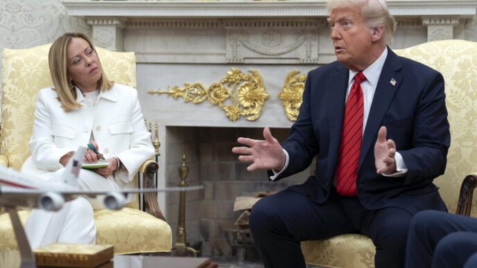 Meloni E Trump3A Accordi Su Spe