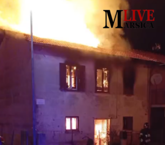 Paura A Trasacco3A Incendio In