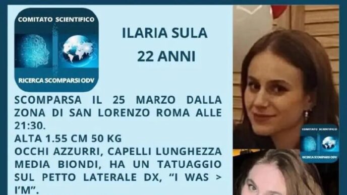 Trovata Morta Ilaria Sula2C La