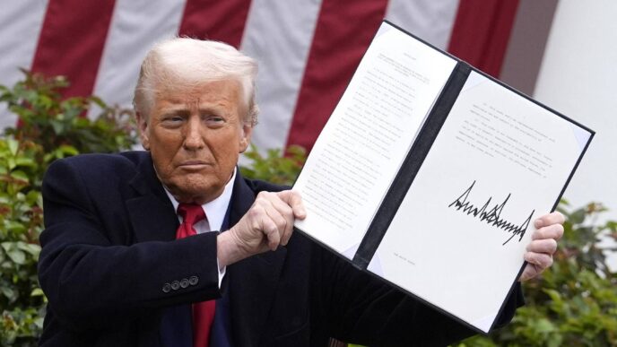 Trump Ribadisce La Sua Linea D