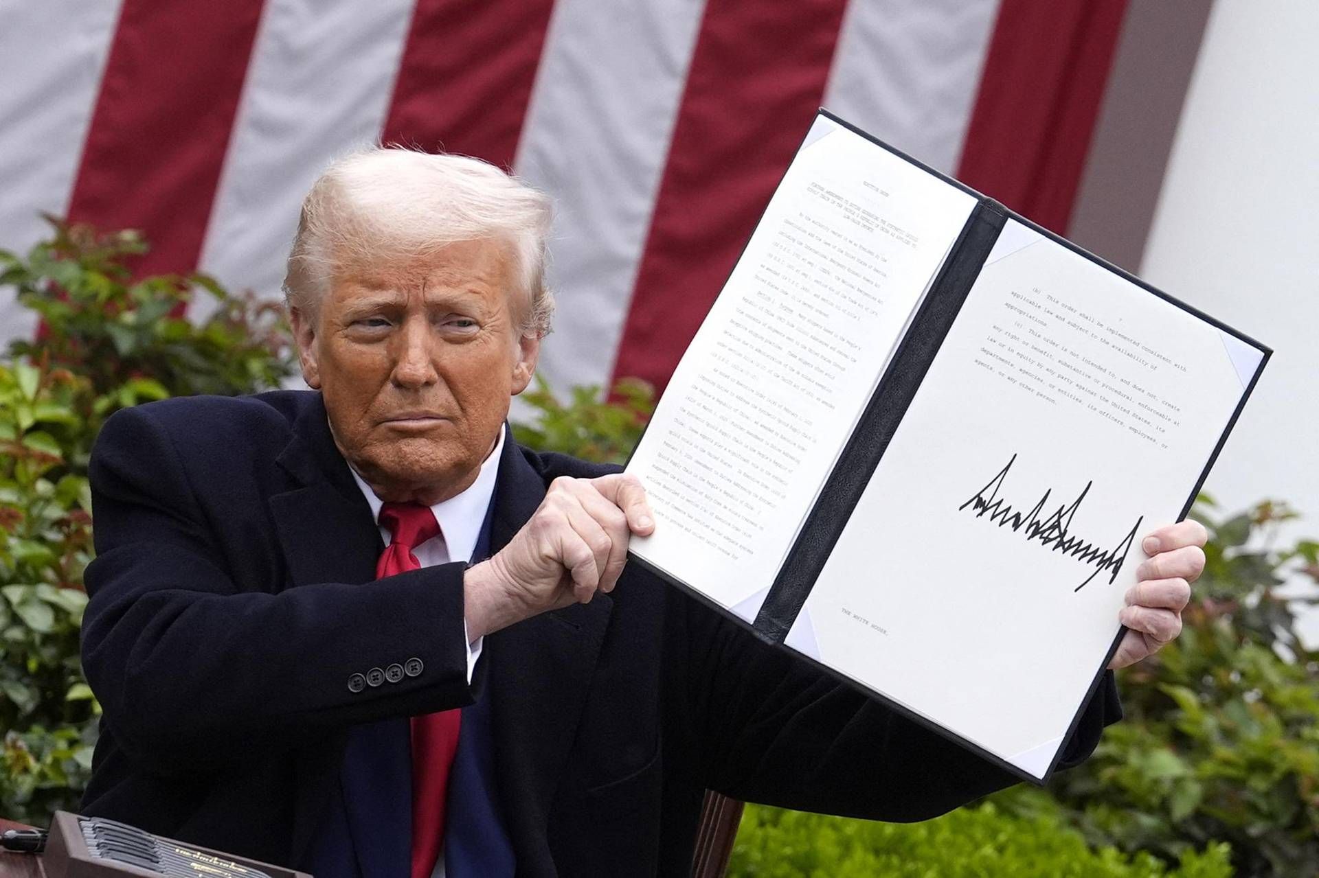 Trump Ribadisce La Sua Linea D