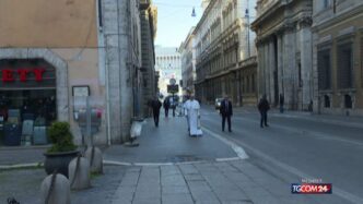 Papa Francesco A Piedi Per Rom