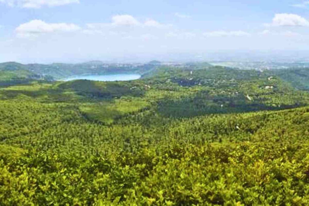 il bellissimo parco dei castelli romani