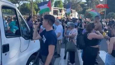 A Roma Manifestanti Pro Gaza O