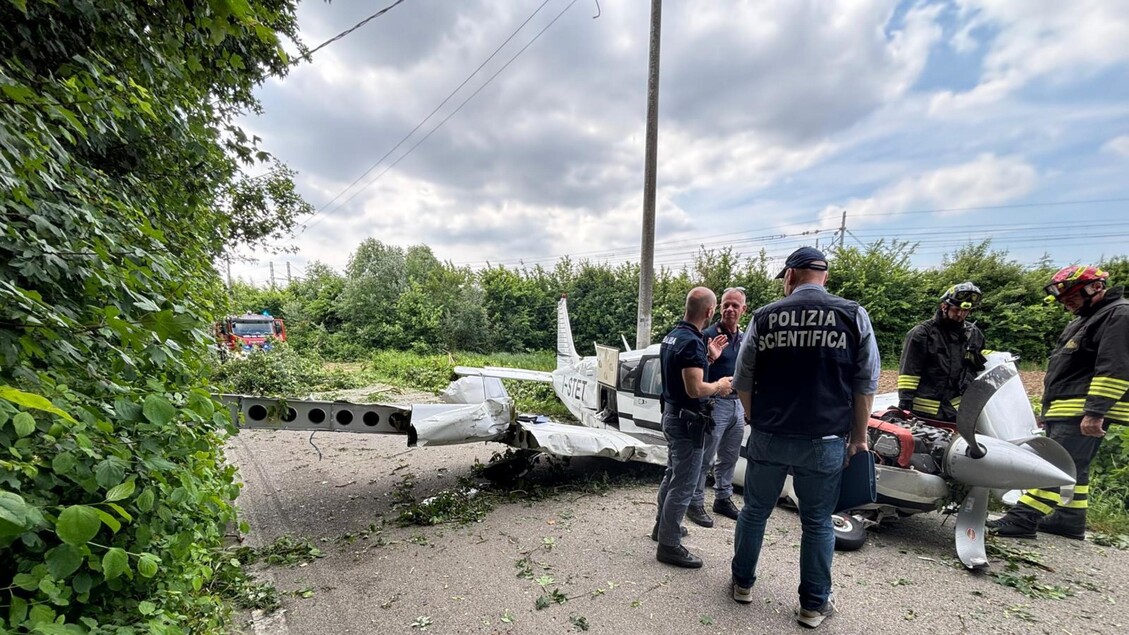 Atterraggio De28099Emergenza A Pado
