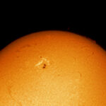 Brillamento Solare Ripreso Dall’osservatorio Astronomico Del Righi A Genova Durante Attività Solare Intensa